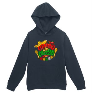 Cinco De Mayo Celebration Fiesta Urban Pullover Hoodie