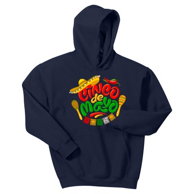 Cinco De Mayo Celebration Fiesta Kids Hoodie