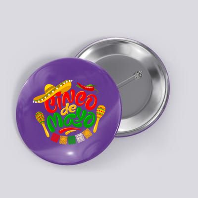Cinco De Mayo Celebration Fiesta Button