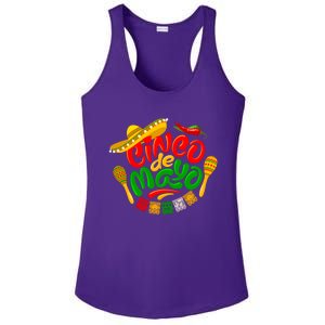 Cinco De Mayo Celebration Fiesta Ladies PosiCharge Competitor Racerback Tank