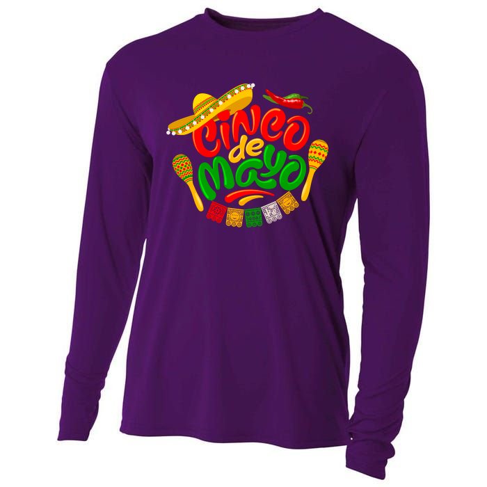 Cinco De Mayo Celebration Fiesta Cooling Performance Long Sleeve Crew