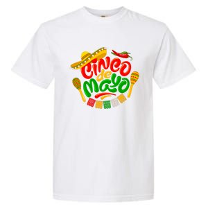 Cinco De Mayo Celebration Fiesta Garment-Dyed Heavyweight T-Shirt