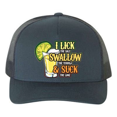 Cinco De Mayo I Lick Salt Swallow Tequila Suck Lime Funny Cute Gift Yupoong Adult 5-Panel Trucker Hat