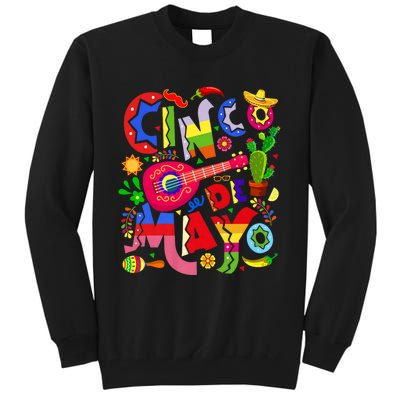 Cinco De Mayo Mexican Fiesta 5 De Mayo Tall Sweatshirt