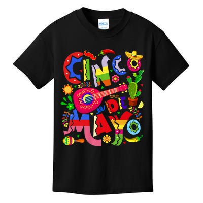 Cinco De Mayo Mexican Fiesta 5 De Mayo Kids T-Shirt