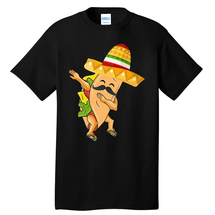 Cinco De Mayo Dabbing Taco Cinco De Mayo Tall T-Shirt