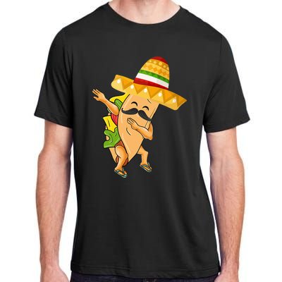 Cinco De Mayo Dabbing Taco Cinco De Mayo Adult ChromaSoft Performance T-Shirt