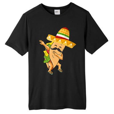 Cinco De Mayo Dabbing Taco Cinco De Mayo Tall Fusion ChromaSoft Performance T-Shirt