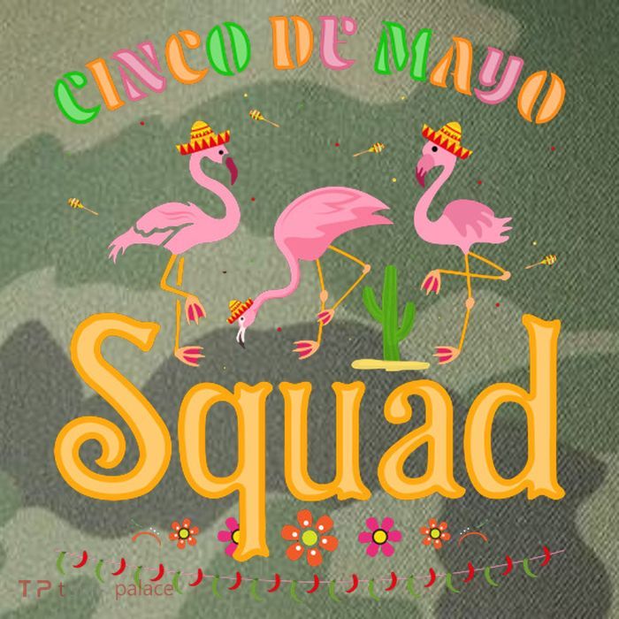 Cinco De Mayo Squad Flamingo Legacy Tie Dye Trucker Hat