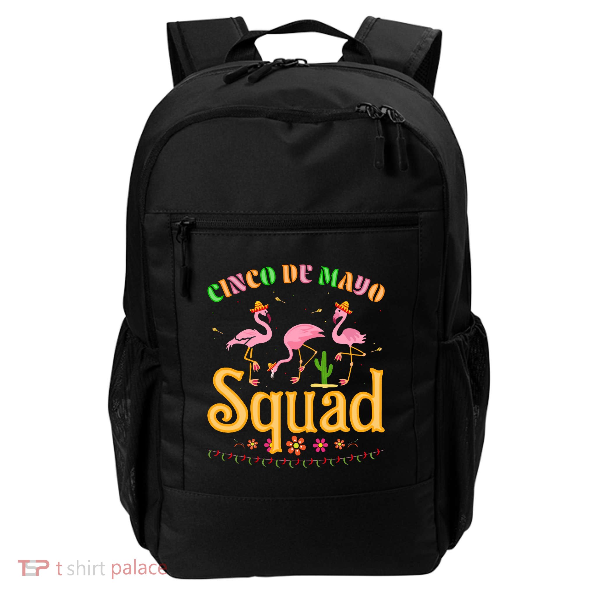 Cinco De Mayo Squad Flamingo Backpack