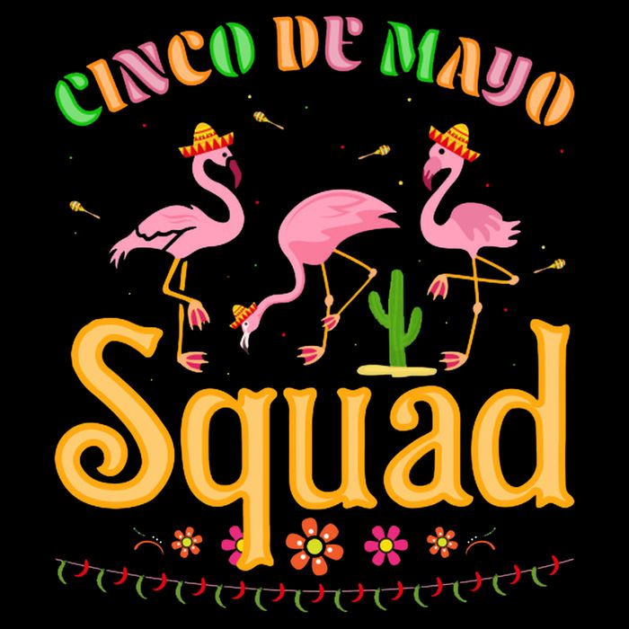 Cinco De Mayo Squad Flamingo Sustainable Bucket Hat