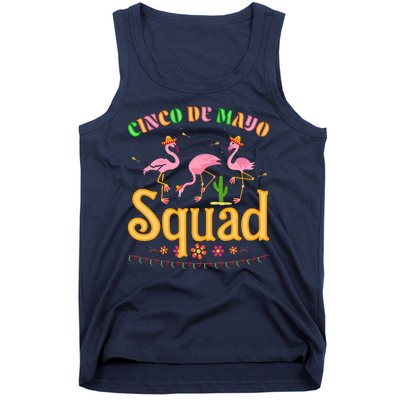 Cinco De Mayo Squad Flamingo Tank Top