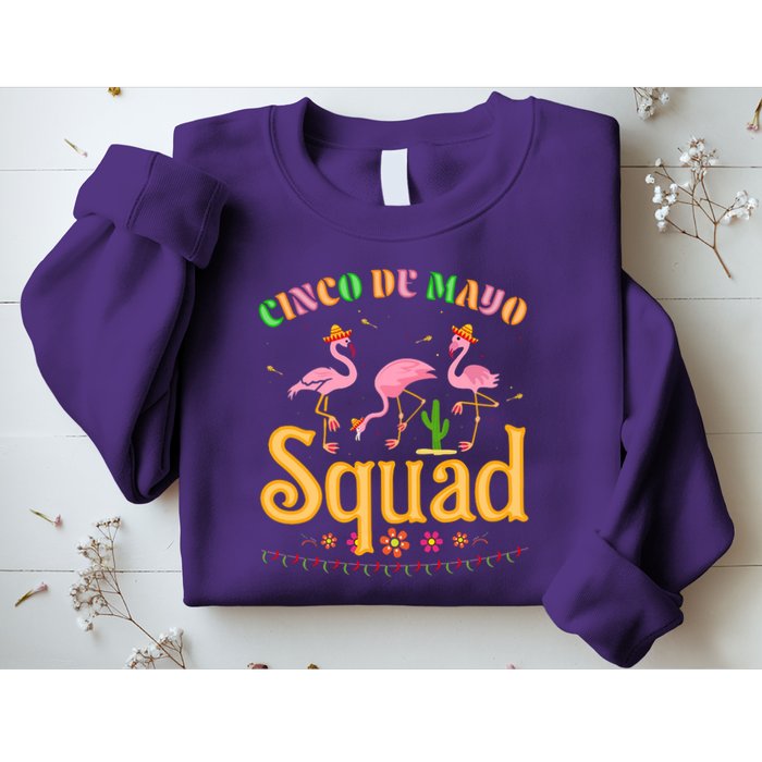 Cinco De Mayo Squad Flamingo Sweatshirt