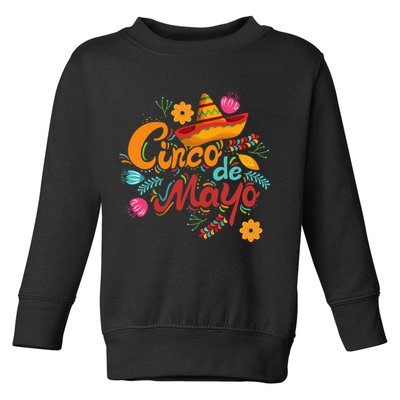Cinco De Mayo Fiesta Celebration Toddler Sweatshirt