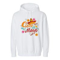 Cinco De Mayo Fiesta Celebration Garment-Dyed Fleece Hoodie