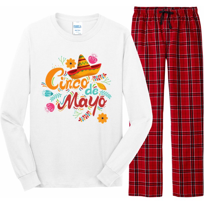 Cinco De Mayo Fiesta Celebration Long Sleeve Pajama Set