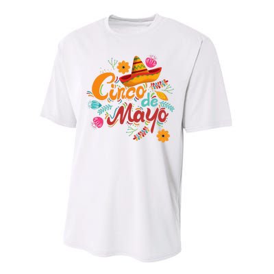 Cinco De Mayo Fiesta Celebration Performance Sprint T-Shirt