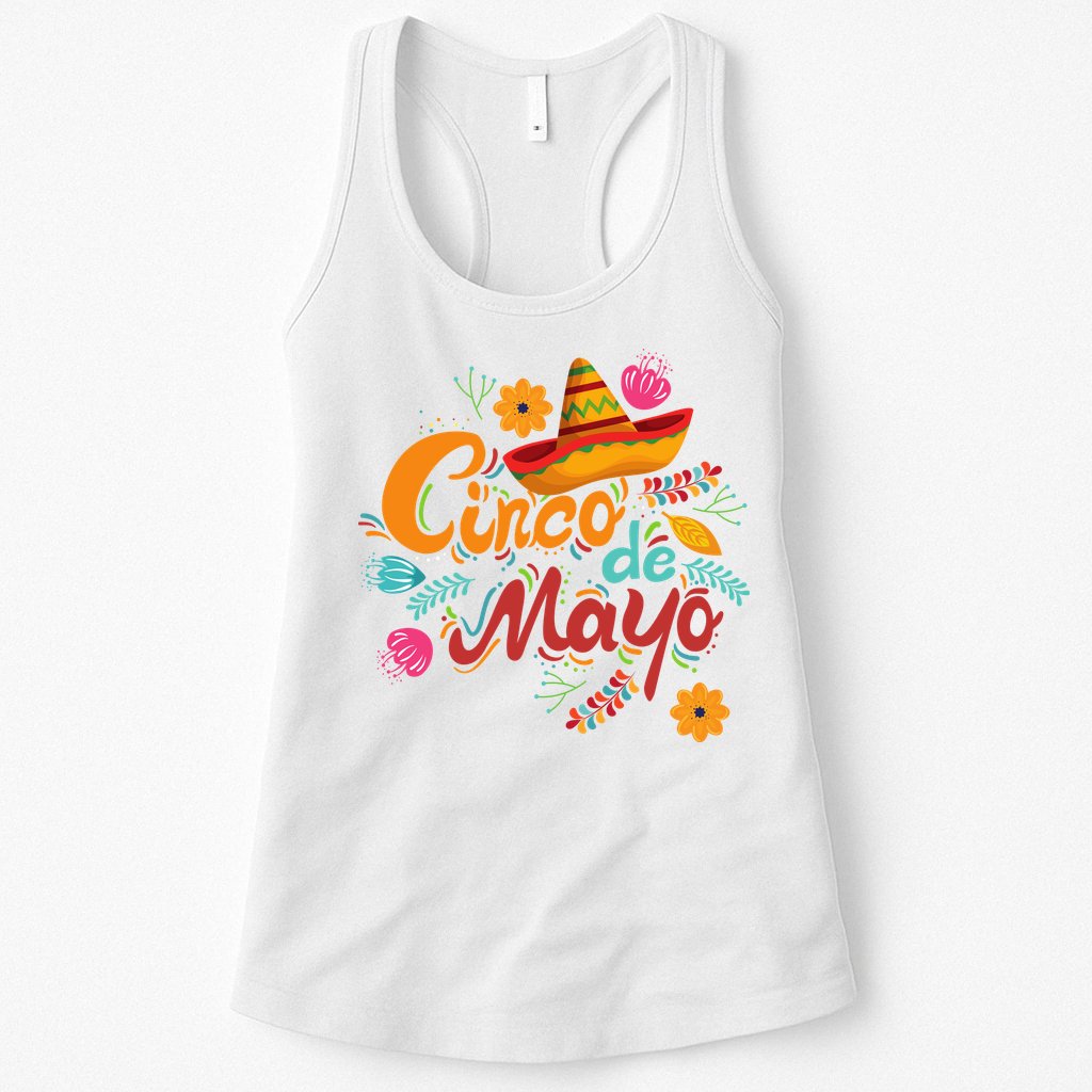 Cinco De Mayo Fiesta Celebration Womens Tank Top