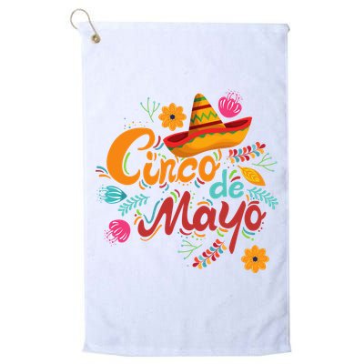 Cinco De Mayo Fiesta Celebration Golf Towel