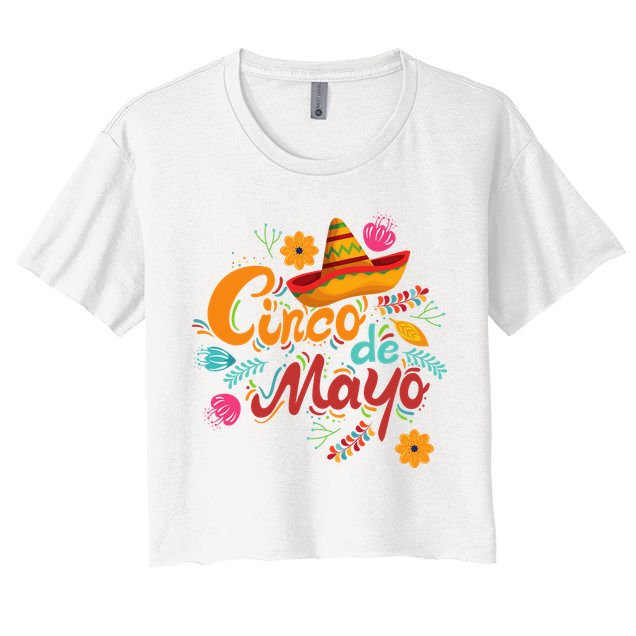 Cinco De Mayo Fiesta Celebration Crop Top