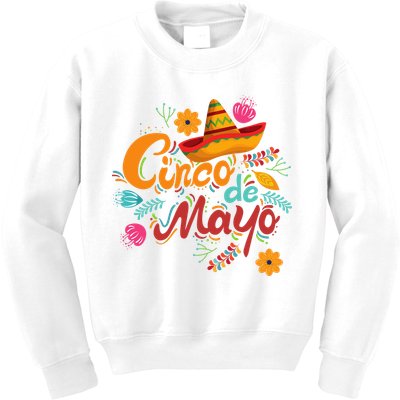 Cinco De Mayo Fiesta Celebration Kids Sweatshirt