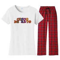 Cinco De Mayo Holiday Gift Women's Flannel Pajama Set