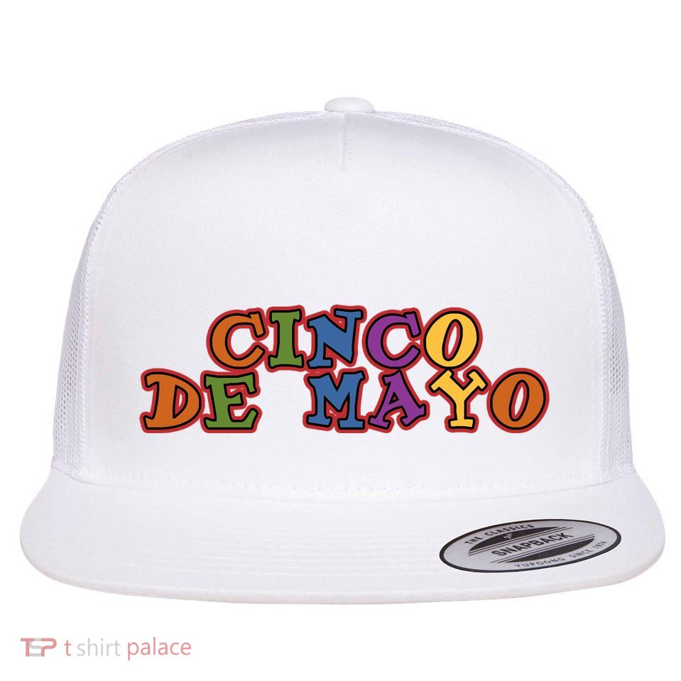 Cinco De Mayo Holiday Gift Flat Bill Trucker Hat