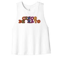 Cinco De Mayo Holiday Gift Women's Racerback Cropped Tank