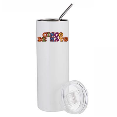 Cinco De Mayo Holiday Gift Stainless Steel Tumbler