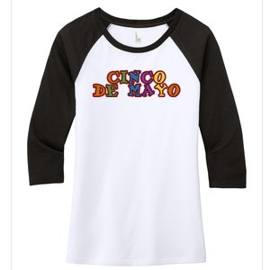 Cinco De Mayo Holiday Gift Women's Tri-Blend 3/4-Sleeve Raglan Shirt