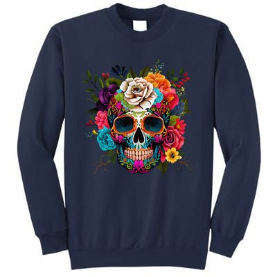 Cinco De Mayo Sugar Skull Day Of The Dead Mexican Fiesta Sweatshirt