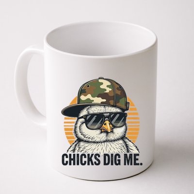 Chicks Dig Me Easter Camo Hat Happy Easter Funny Mug