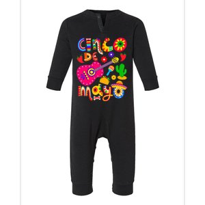 Cinco De Mayo Mexican Fiesta 5 De Mayo Infant Fleece One Piece