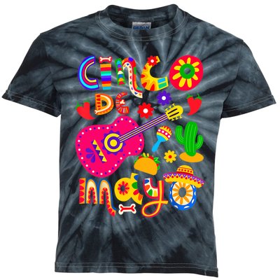 Cinco De Mayo Mexican Fiesta 5 De Mayo Kids Tie-Dye T-Shirt