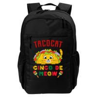 Cinco de Meow taco cat, Mexican Cinco De Mayo Cat Lovers Daily Commute Backpack