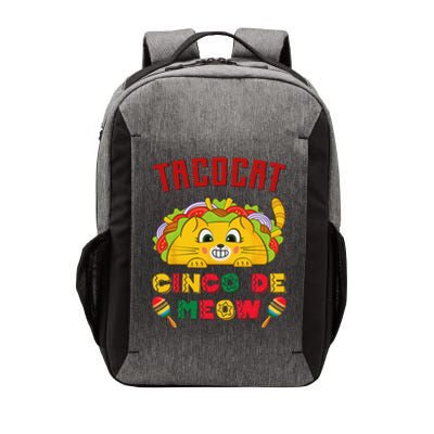 Cinco de Meow taco cat, Mexican Cinco De Mayo Cat Lovers Vector Backpack