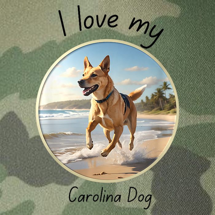 Carolina Dog Matter Dog Running On Beach Legacy Tie Dye Trucker Hat