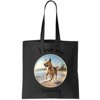 Carolina Dog Matter Dog Running On Beach Bag