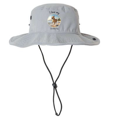 Carolina Dog Matter Dog Running On Beach Bucket Hat