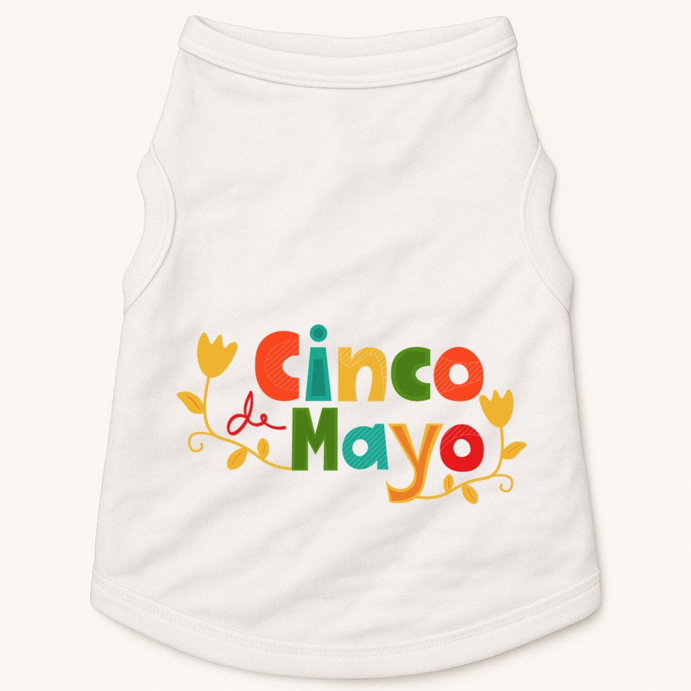Cinco De Mayo Celebration Doggie Tank