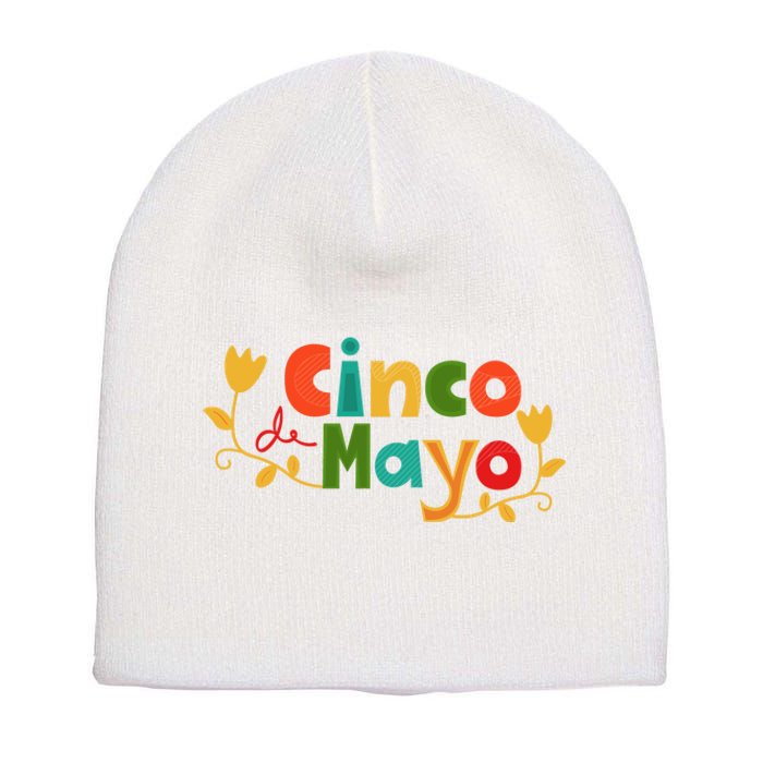 Cinco De Mayo Celebration Short Acrylic Beanie