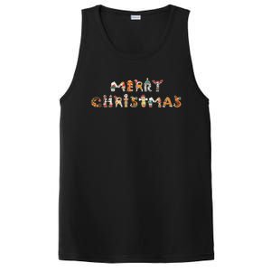 Cute Dogs Merry Christmas Funny Pets Xmas Merry Christmas Cute Gift PosiCharge Competitor Tank