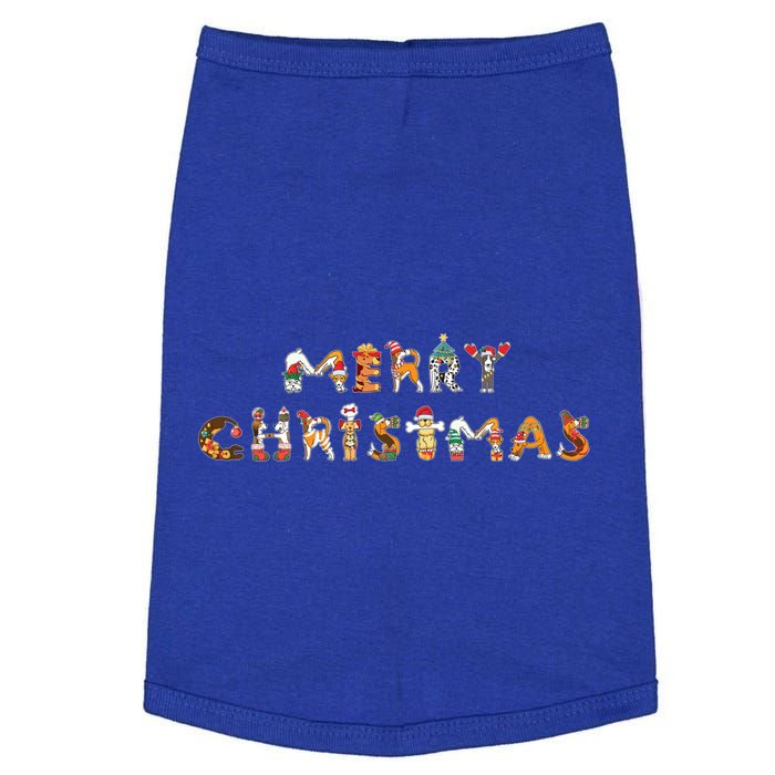 Cute Dogs Merry Christmas Funny Pets Xmas Merry Christmas Cute Gift Doggie Tank