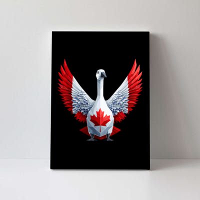 Canada Day Maple Leaf Bird Canvas