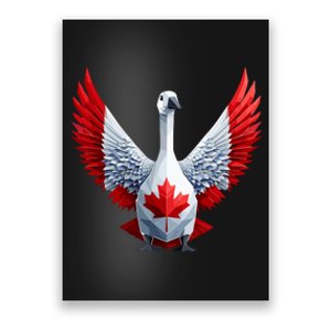 Canada Day Maple Leaf Bird Poster