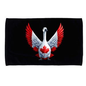 Canada Day Maple Leaf Bird Microfiber Hand Towel