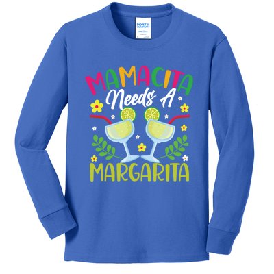 Cinco De Mayo Nacho Average Mamacita Margarita Gift Kids Long Sleeve Shirt