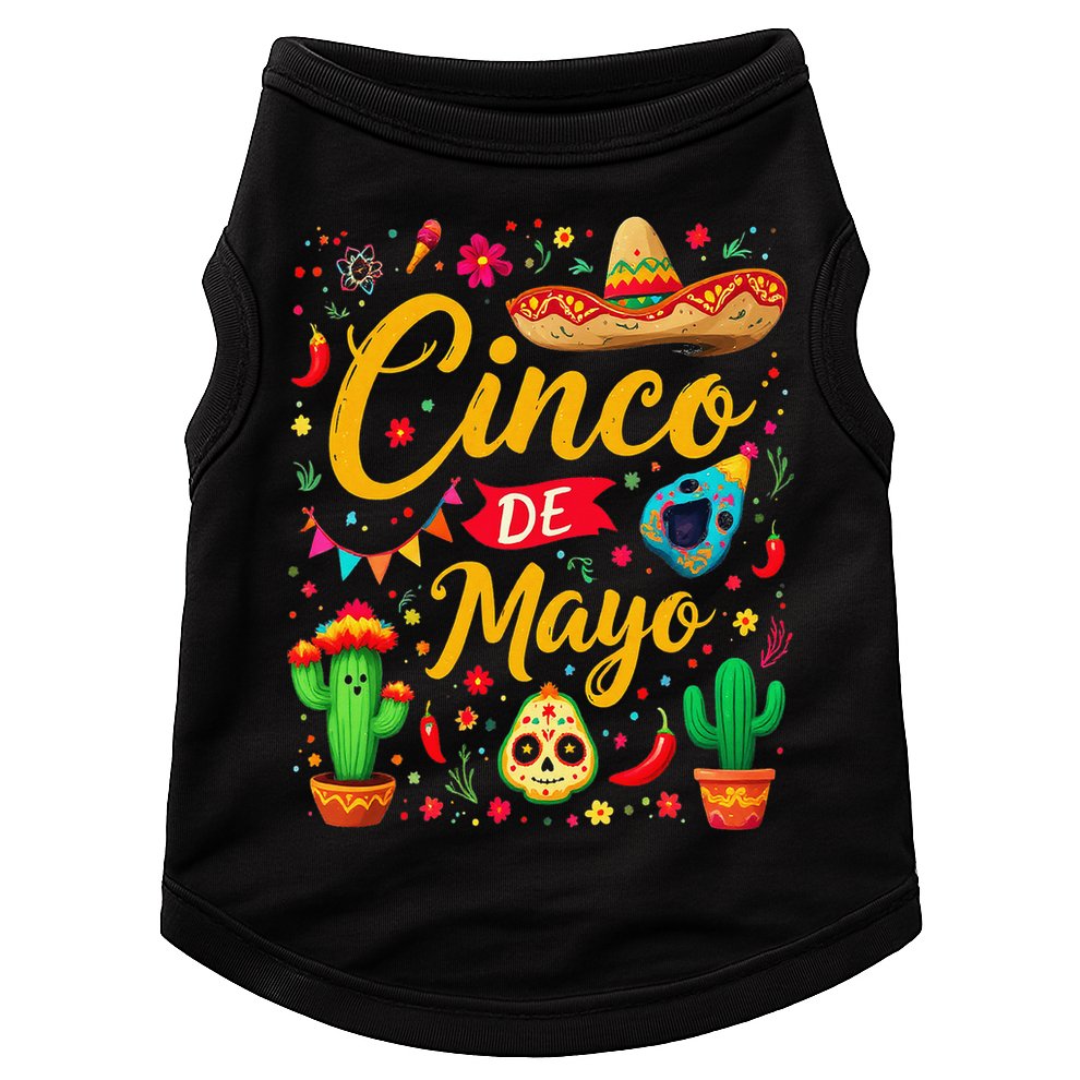 Cinco De Mayo Funny Mexican Fiesta Family 5 De Mayo 2025 Doggie Tank
