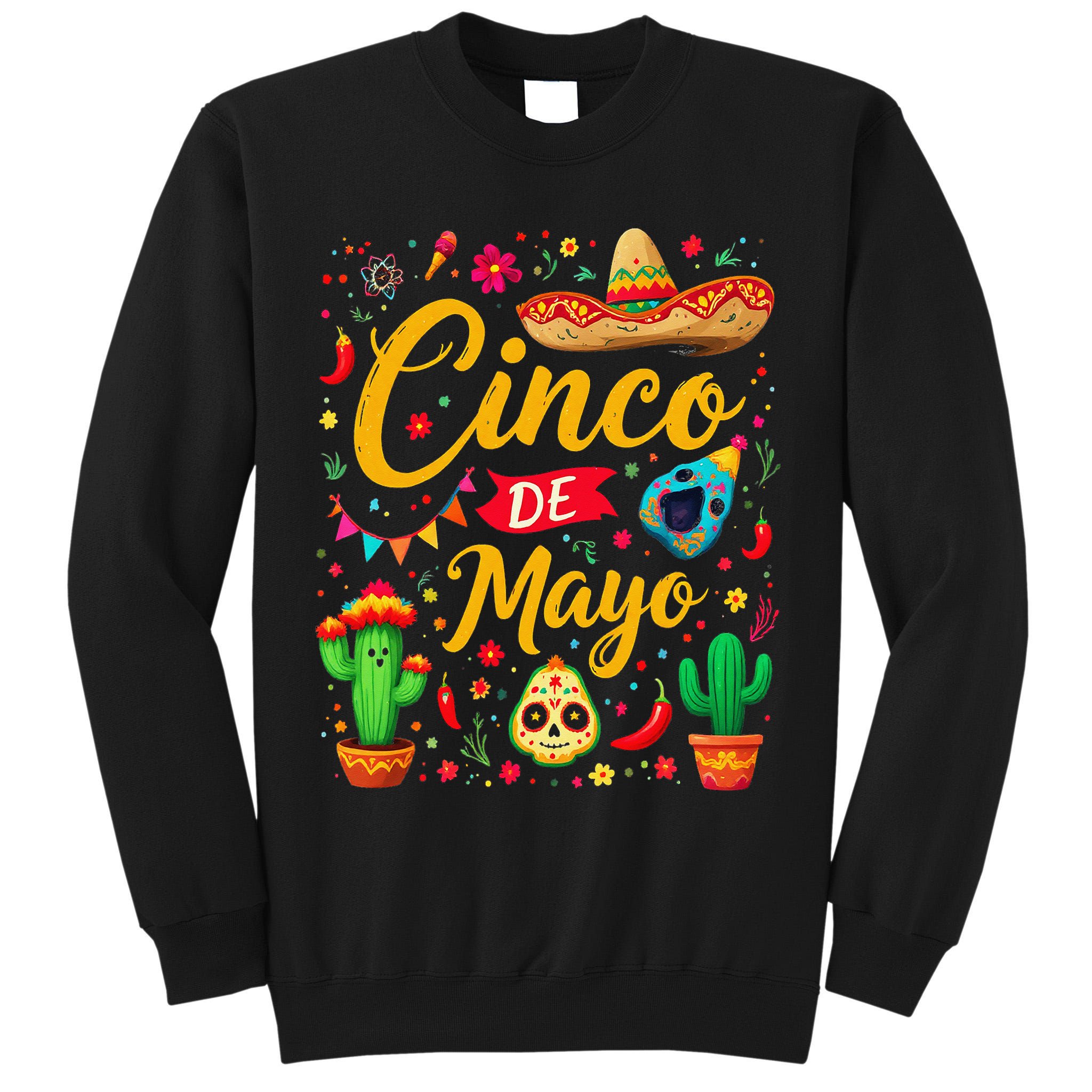 Cinco De Mayo Funny Mexican Fiesta Family 5 De Mayo 2025 Tall Sweatshirt