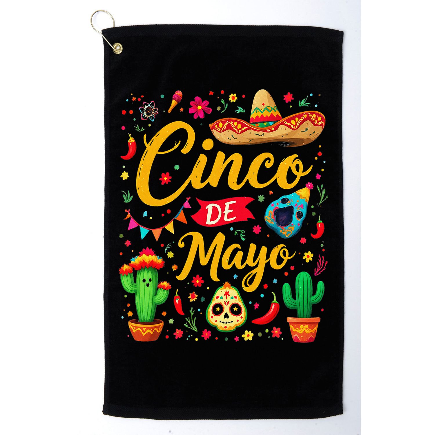Cinco De Mayo Funny Mexican Fiesta Family 5 De Mayo 2025 Golf Towel